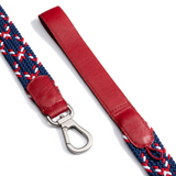 SAVANNAH LEASH - PLAID NAVY BLUE