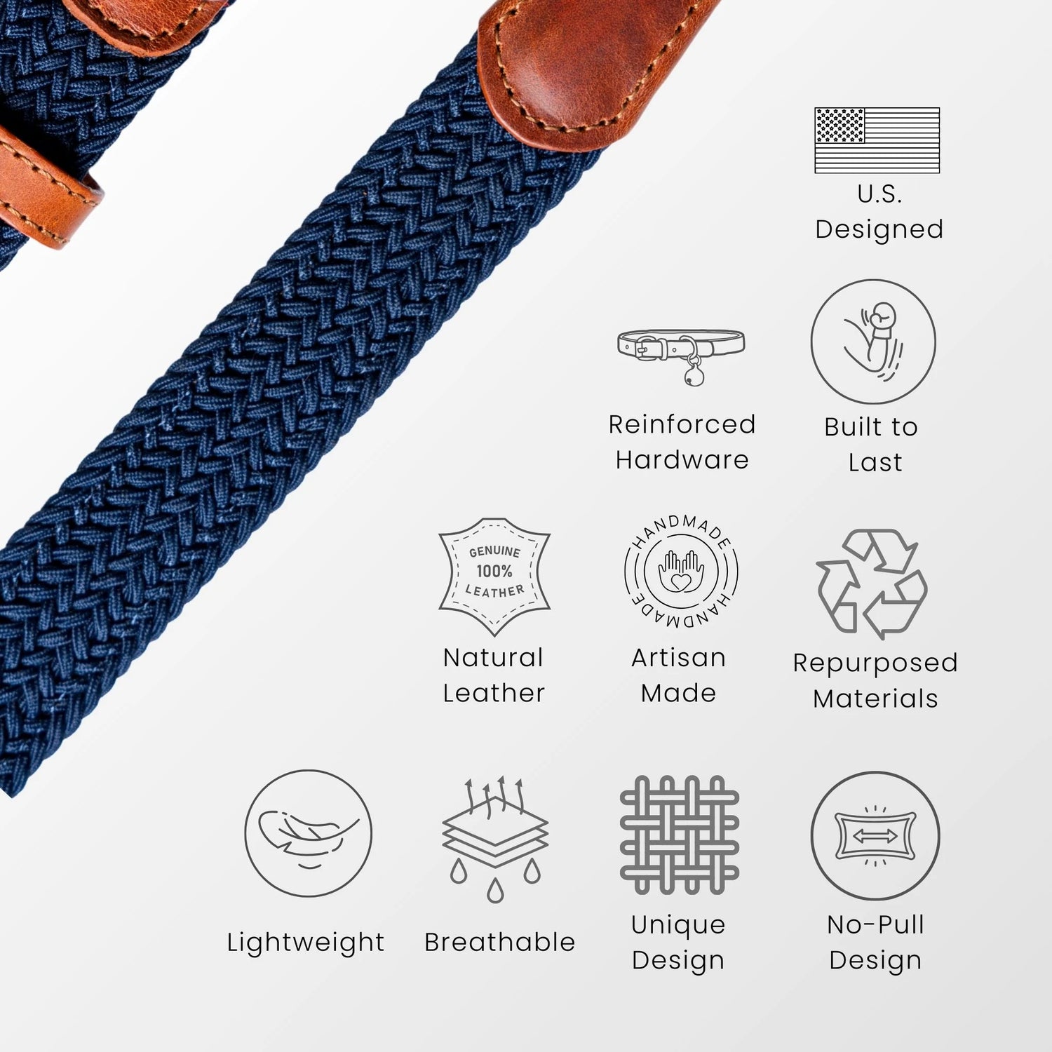 Stylish and lightweight plaid dog collar made with high-quality materials for comfort and durability. Perfect for everyday wear.